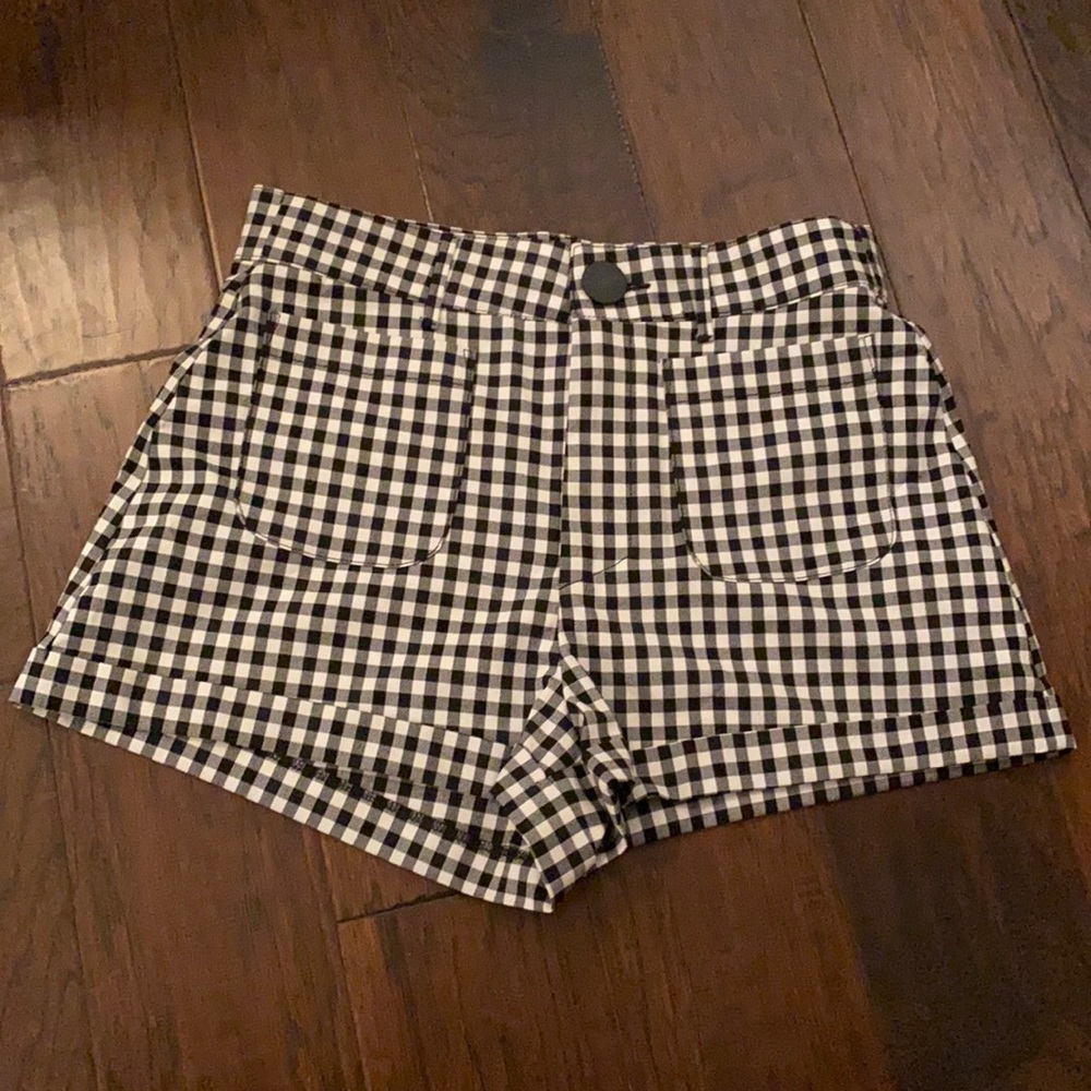 Gingham shorts